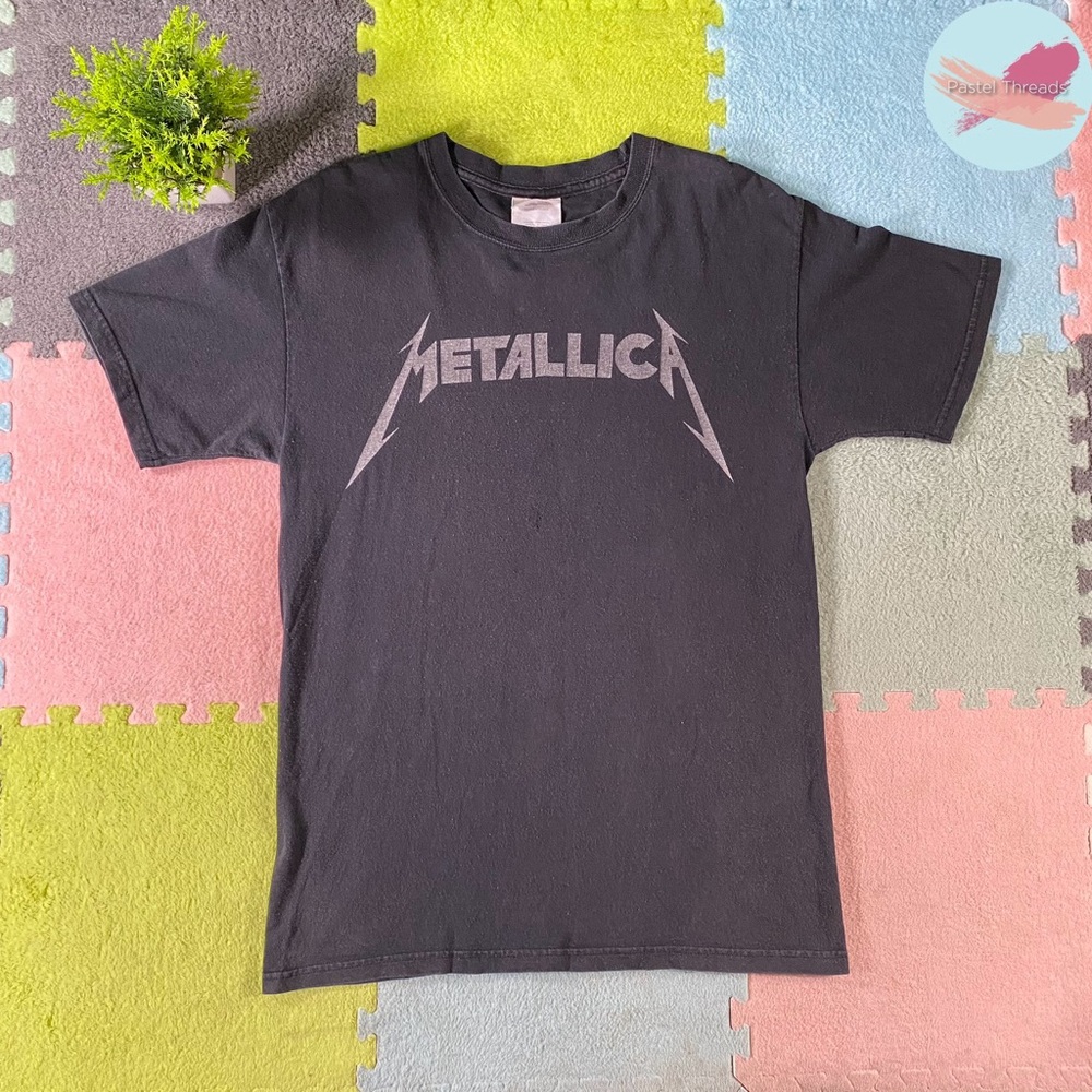 Vintage Metallica Black T Shirt On Hanes Heavyweight Tag